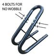thumbnail image 2 of MotoProducts 4 Bolt No Wobble Heavy Duty Wheel Chock Motorcycle Dirt Bike Wheel Chock 6.5'' Wide, 2 of 9