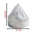 thumbnail image 3 of Guozer Large Laundry Bag, Mesh Laundry Bags With Drawstring, Wash Bag For Delicates, Garment Laundry Mesh Bag For Family, College Dorm, Apartment, 3 of 5