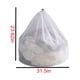thumbnail image 3 of Bolsa grande de malla para la colada con cordón - Bolsa blanca de poliéster 80x60cm para ropa delicada, mantas y toallas - Uso en casa y apartamento, 3 of 5