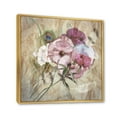 thumbnail image 3 of Designart 'Iris Bouquet Floral Design With Peacock Feather' Traditional Framed Canvas Wall Art Print, 3 of 5