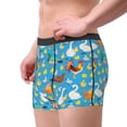 thumbnail image 4 of Daiia Rooster And Chickens Men's Underwear Boxer Briefs, Cotton Stretch Moisture-Wicking Underwear-X-Large, 4 of 9