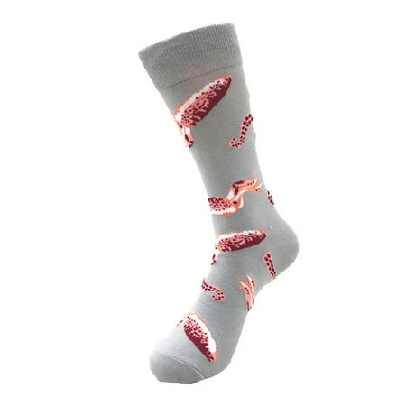 

6 Pairs Socks for Women Fashion Men Women Unisex Casual Cotton Print Middle stockings Socks Womens Socks