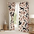 thumbnail image 3 of Feelyou Dog Duck Animal Curtains Pack of 2 (42x84 Each), Rustic Cabin Curtains Blackout, 3 of 6