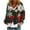 K Green, variant on Idoravan Women's Cardigans Women's Casual Cardigan Button Christmas Printed Fashion Jacket Top