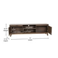 thumbnail image 4 of Merrick Lane 70" Mid-Century Modern TV Stand Made with Durable Engineered Wood in Dark Walnut Accommodates 65+" TV's, 4 of 9