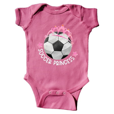 

Inktastic Soccer Princess- Tiara Gift Baby Girl Bodysuit