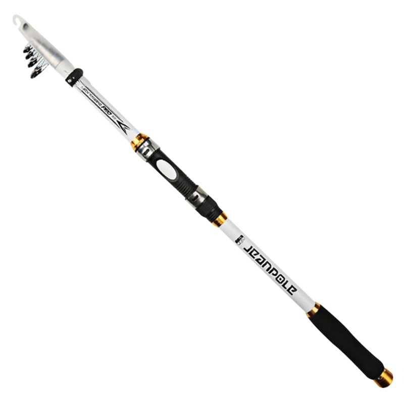 Telescopic Fishing Carbon Fiber Rod Portable Carp White Spinning Pole 3.6M 12ft