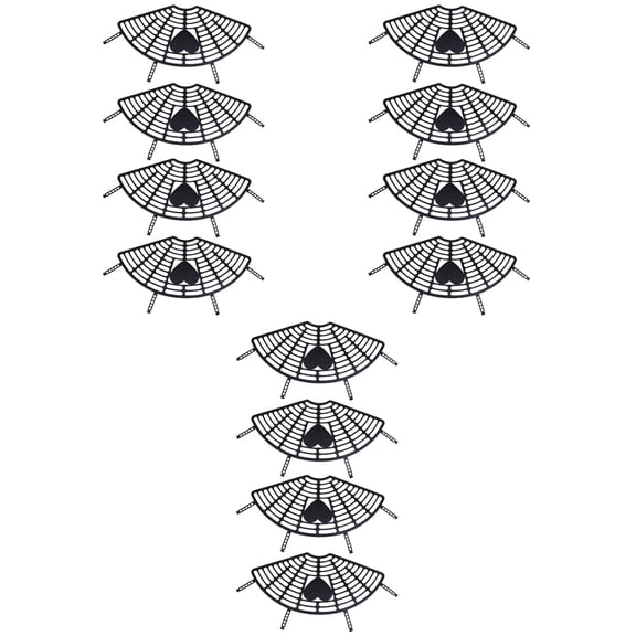 OFFIGAM Black Protective Mesh Bike Accessories Set, 6 Pieces, Creative Design, Easy Installation, and Lightweight