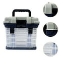 thumbnail image 6 of MAGIDEAL Fishing Tackle Box Portable 4 Layer Lure Box for Angler Enthusiast Fishermen Gray, 6 of 8