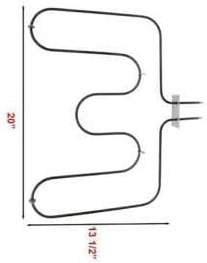 Range Oven Bake Heating Element Replaces For Frigidaire FEB30S6FCA FEB30S7DCA FEB30S5DCD FES365ESF FEB30S5DCA FEB30S5DCB FEB30S5DCC FEB30S7DCB FEB30S6FCB FEB30S6FCC FEB30S6FCD FEB30S6FCF FEB30S5DBAE