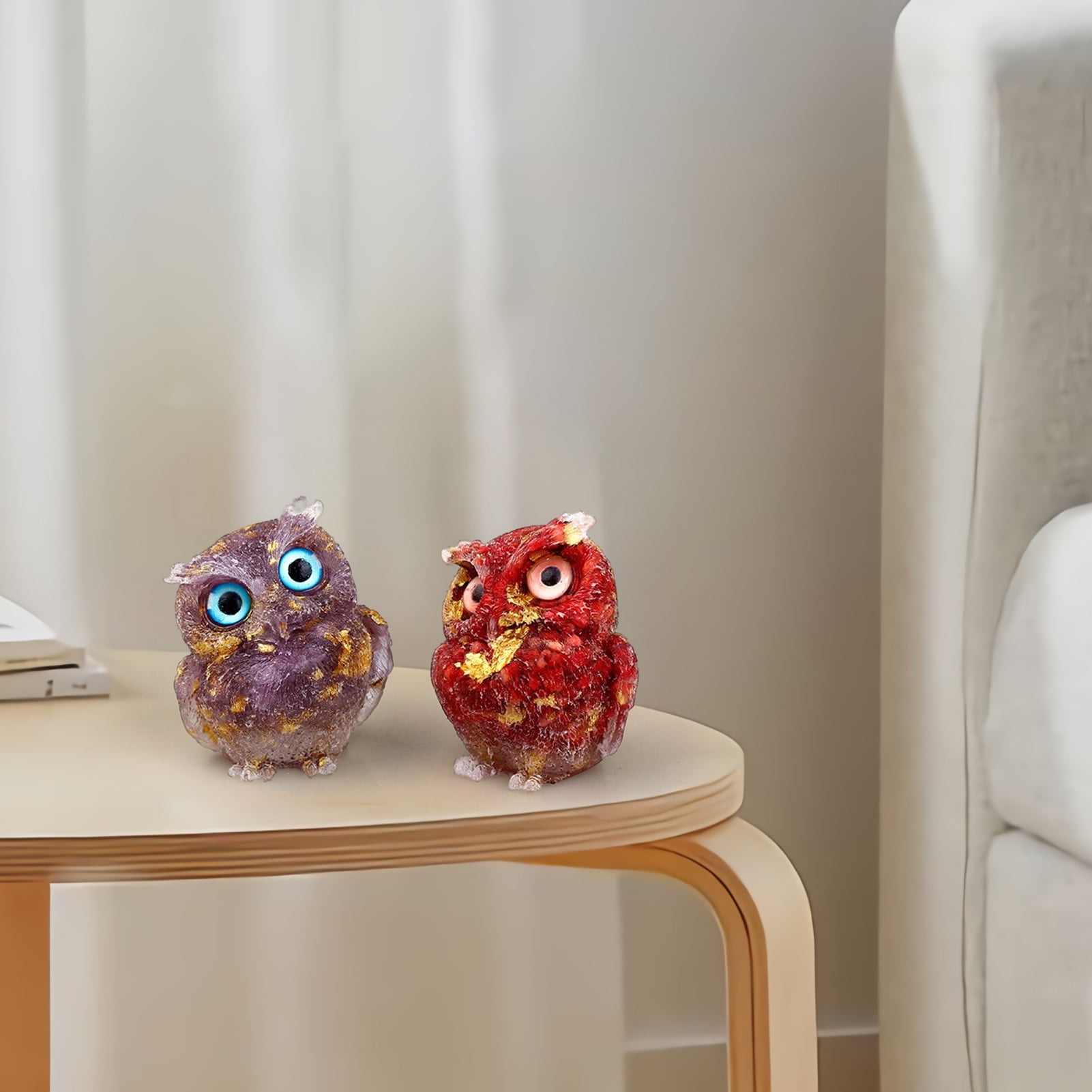 てぃんくる Y OWL DX Deyuer Owl Ornament Manual Drip Adhesive Faux Crystal Vivid Owl