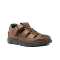 thumbnail image 4 of Sandalia Merano para caballero en piel ajuste T Color Cognac cafe 25.5, 4 of 6