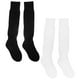 thumbnail image 2 of GOOHOCHY 2 pares de medias largas deportivas para niños, calcetines de fútbol elásticos, medias gruesas de fútbol, ​​equipo deportivo, 2 of 8