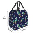 thumbnail image 3 of Balery Astronaut Dinosaur Bolsa de Almuerzo Aislada – Caja de Almuerzo con Papel de Aluminio Grueso, Mantiene la Comida Fresca por 4 Horas, 3 of 8
