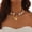 02 Necklace Gold 6659, variant on Classic Conch Pendant Necklace For Women Bohemian Starfish Beaded Choker Necklace Summer Beach Neck Fashion Jewelry