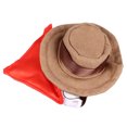 thumbnail image 1 of Sombrero de Vaquero de Reptil de material Suave, Cómodo JUEGO DE GORRO Y Pañuelo para Mascotas, Disfraz de Lagarto de Halloween para Perros Pequeños, Hímter Con Lindo Babero, 1 of 7