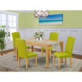 thumbnail image 4 of East West Furniture Dining Room Set Oak, CAEN5-OAK-51, 4 of 4