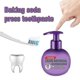 thumbnail image 1 of Pasta de dientes Jaysuing con bicarbonato de sodio y arándanos y maracuyá Pasta de dientes con prensa para limpieza bucal Eliminación de manchas J Blueberry Box -8163933621666, 1 of 5