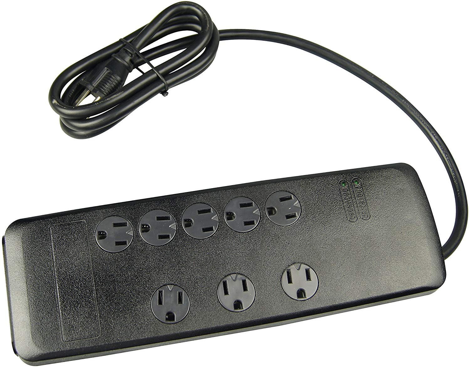Woods 41076 Surge Protector with 6 Power 1440J of Protection White 6 Outlets 