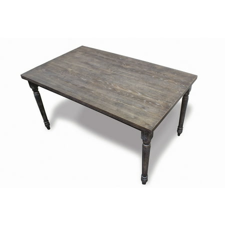 Best Master Furniture Demi Grey Wood and Veneer Distressed Dining (Best Polyurethane For Wood Furniture)