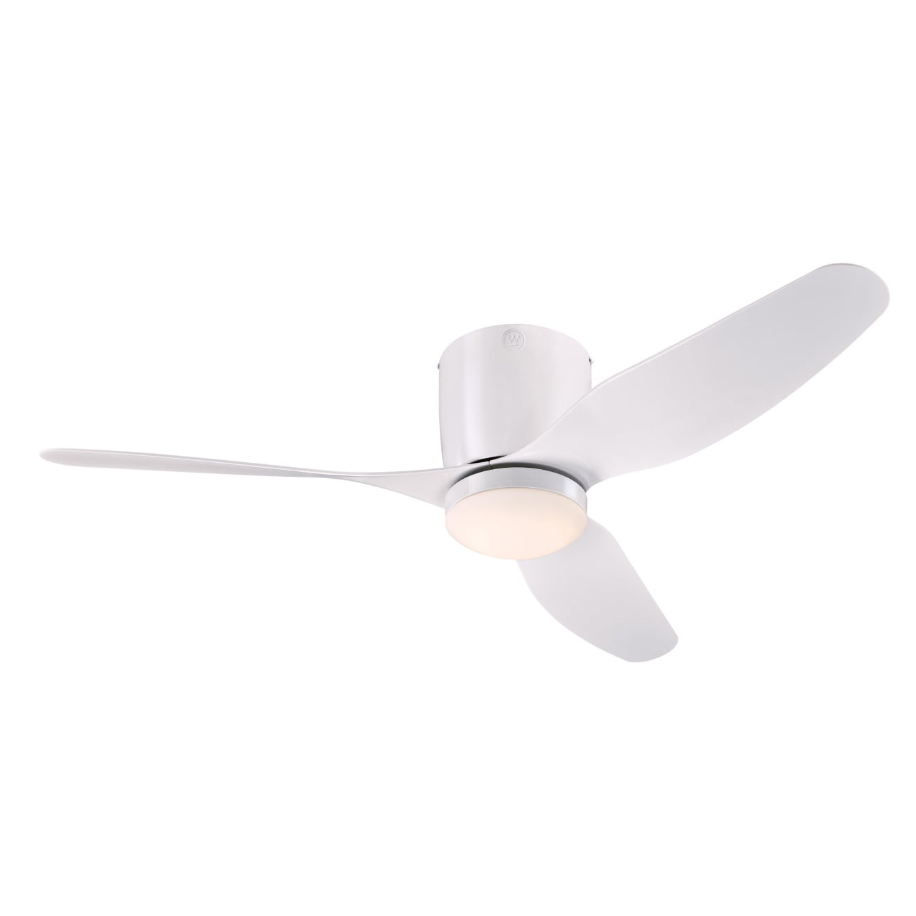 Westinghouse Carla 46 in. White Finish White ABS Blades Opal Frosted Glass