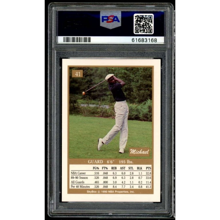 1990 SkyBox Michael Jordan #41 Chicago Bulls PSA 9 Mint