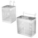 thumbnail image 2 of Organizador de cubiertos de acero inoxidable de 2 piezas, soporte para colgar palillos, escurridor de vajilla, 2 of 5