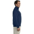 thumbnail image 2 of Jerzees Mens NuBlend Super Sweats Quarter-Zip Cadet Collar Sweatshirt, L, 2 of 2