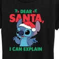 thumbnail image 3 of Lilo & Stitch - Dear Santa I Can Explain - Women's Short Sleeve Graphic T-Shirt, 3 of 5