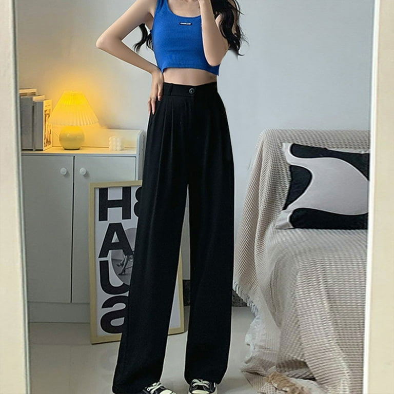 high waisted dress pants with crop top High Waisted Dress Pants – Luxe Muse