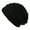 Black, variant on Unisex Winter Hat Thick Knit Windproof Keep Warm Ear Protection Headwear Brimless Elastic Baggy Cap Outdoor School Ski Beanie.Black