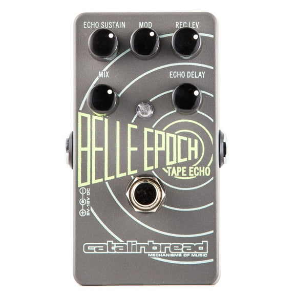 Catalinbread Belle Epoch Black and Silver Guitar Effects Pedal