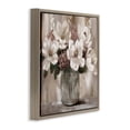 thumbnail image 2 of Stupell Industries Shabby Chic Ivory Magnolias Vase Brown Floating Frame Canvas Art, 25 x 25, by Nan, 2 of 8