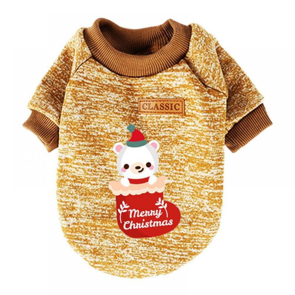 Topumt Dog Clothes for Small Medium Large Dog, Warm Soft Pet Sweater