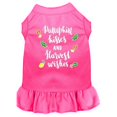 thumbnail image 1 of Pumpkin Kisses Screen Print Dog Dress Bright Pink Med (12), 1 of 1