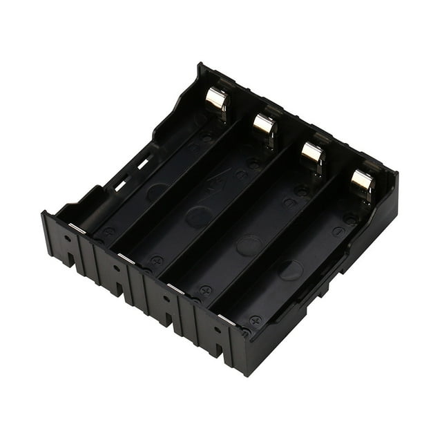 Boîte de Rangement Bricolage pour Batterie Rechargeable 18650, Étui pour 4 X Batterie Rechargeable 18650 X Boîte X