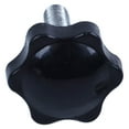 thumbnail image 6 of 2 Pcs M8 x 30mm Male Thread 32mm Star Clamping Knob Black, 6 of 8