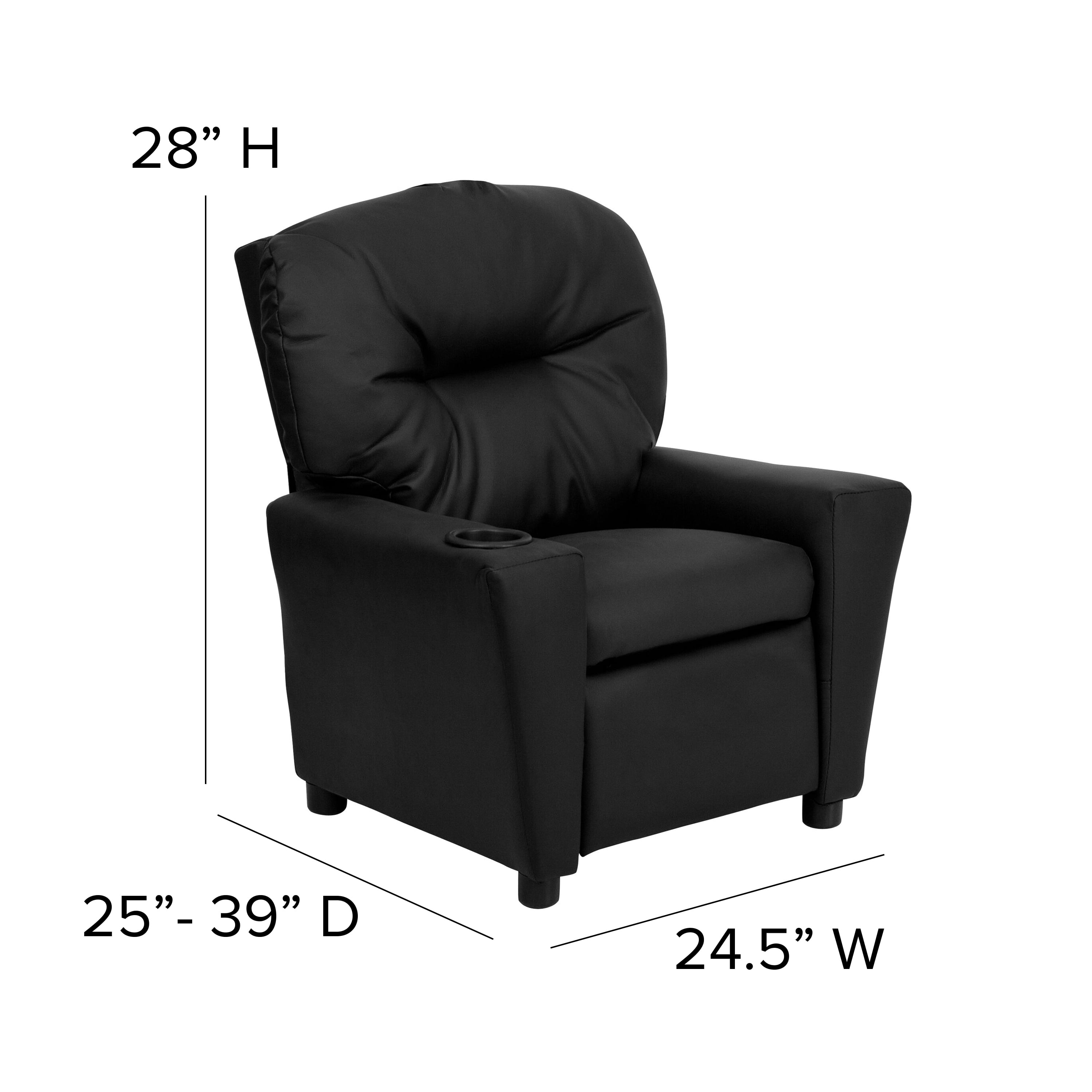 Blevins kids recliner with cup holder zoomie kids hot sale