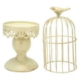 thumbnail image 2 of Candelabro decorativo estilo retro shabby BuyWeek tipo jaula de pájaros, 2 of 14