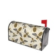 thumbnail image 3 of Bingfone Flying Bees1 Magnetic Mailbox Cover Standard Size for Garden Yard Outdoor Decorations-25.5x21 in, 3 of 9