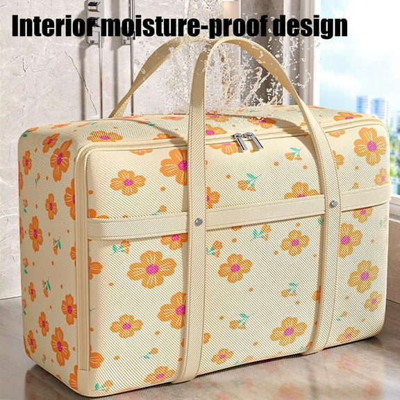 Gpaecead Moving Bags, Heavy Duty Storage Bags Large Storage Box with Zips for Moving House Storage Clothes Bedding Duvet Quilt Blankets Waterproof Moving Totes