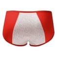 thumbnail image 5 of Xijirk Womens Underwear,Menstrual Underwear Large Size Mid Waist Crotch Leak Proof Design Comfortable Daily Wear Breathable Fabric,Panties for Women,Red,XL, 5 of 6