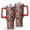 Red Christmas Animal, variant on Red Christmas Deer and Gift Pattern Tumbler with Handle and Lid,40oz Double Wall Vacuum Insulated Tumbler,Cups Gift for Women and Men