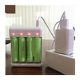 thumbnail image 3 of High-Speed USB 3/4 Slot Fast Battery Charger for AA AAA Rechargeable Batteries, 3 of 6