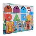 thumbnail image 3 of Busy Workboard, 3 Locks Kids Busy Workboard Wood Material  For Entertainment, 3 of 8