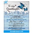 thumbnail image 1 of To My Granddaughter Always Remember How Much I Love You Blanket Gift From, 1 of 3