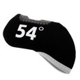 thumbnail image 1 of Manga del protector de la cubierta de la cubierta de la cabeza del 54 gra Negro Sunnimix Cubierta de la cabeza del hierro del golf, 1 of 7