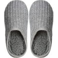 thumbnail image 5 of Pupeez Roxoni Boys Slippers, Slipper with Memory Foam Suede Moccasin Grey, 5 of 6