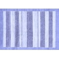thumbnail image 1 of Ahgly Company Machine Washable Indoor Rectangle Solid Blue Modern Area Rugs, 2' x 3', 1 of 4