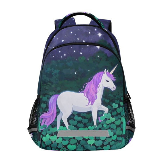 ALAZA Unicorn Backpack Elementary School Bag Bookbag Travel Rucksack